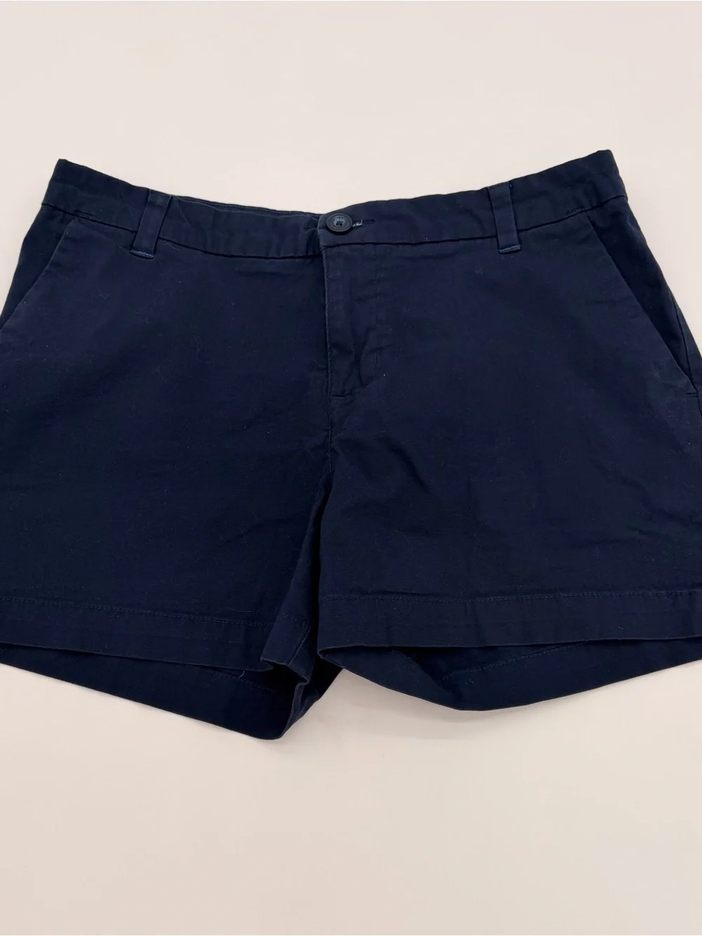 Patagonia Women's Shorts SZ 10 Organic Cotton Hiking outdoor Casual Navy